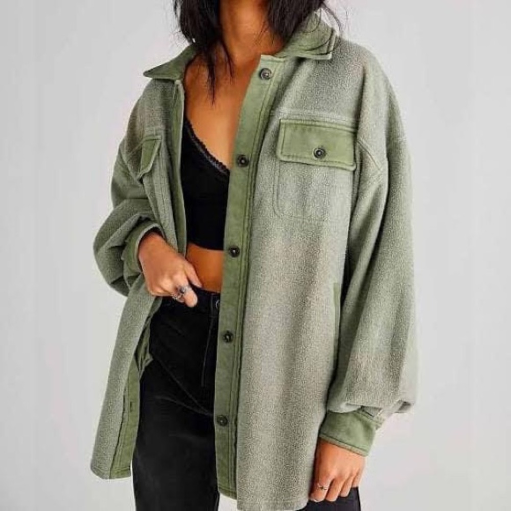 Free people Ruby shacket md NWT